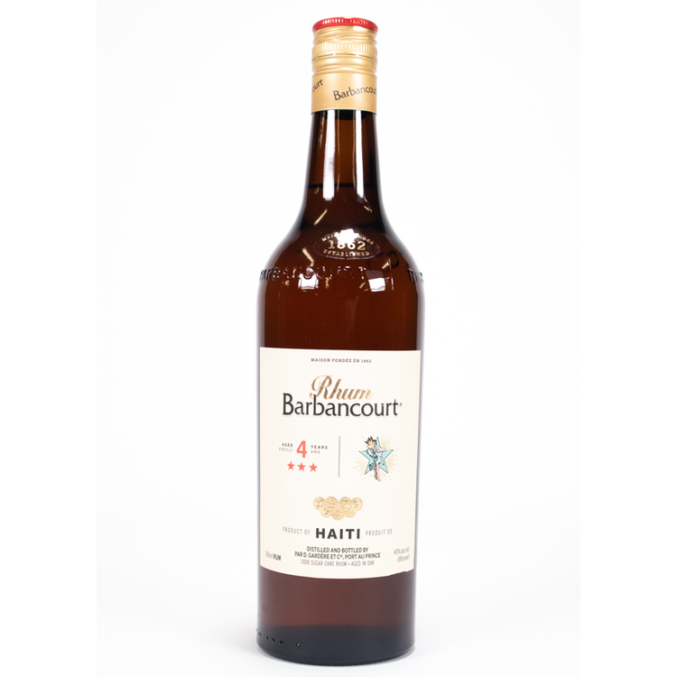 Buy Rhum Barbancourt Aged Rum Three Star 4 Year Online -Craft City