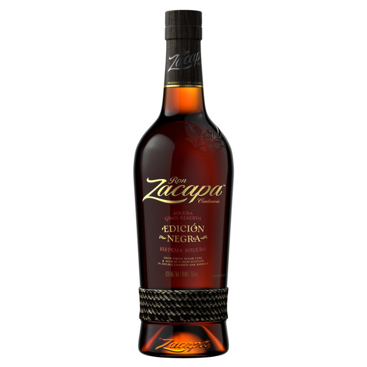 Buy Ron Zacapa Aged Rum Centenario Edicion Negra Solera Gran Reserva Online -Craft City
