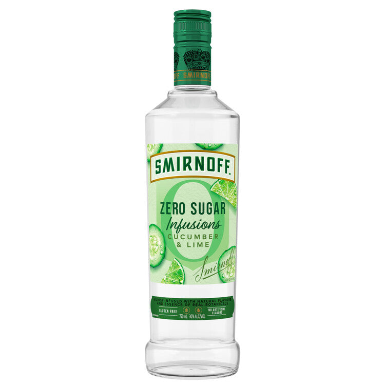 Buy Smirnoff Cucumber & Lime Flavored Vodka Zero Sugar Infusions Online -Craft City