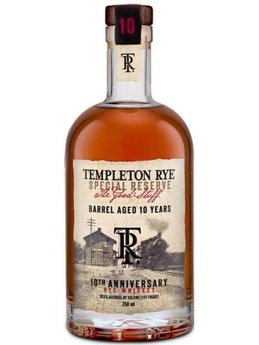 Buy Templeton Rye Special Reserve 10 Year Old Rye Whiskey Online -Craft City