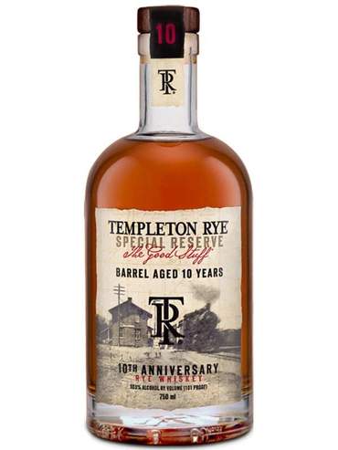 Buy Templeton Rye Special Reserve 10 Year Old Rye Whiskey Online -Craft City