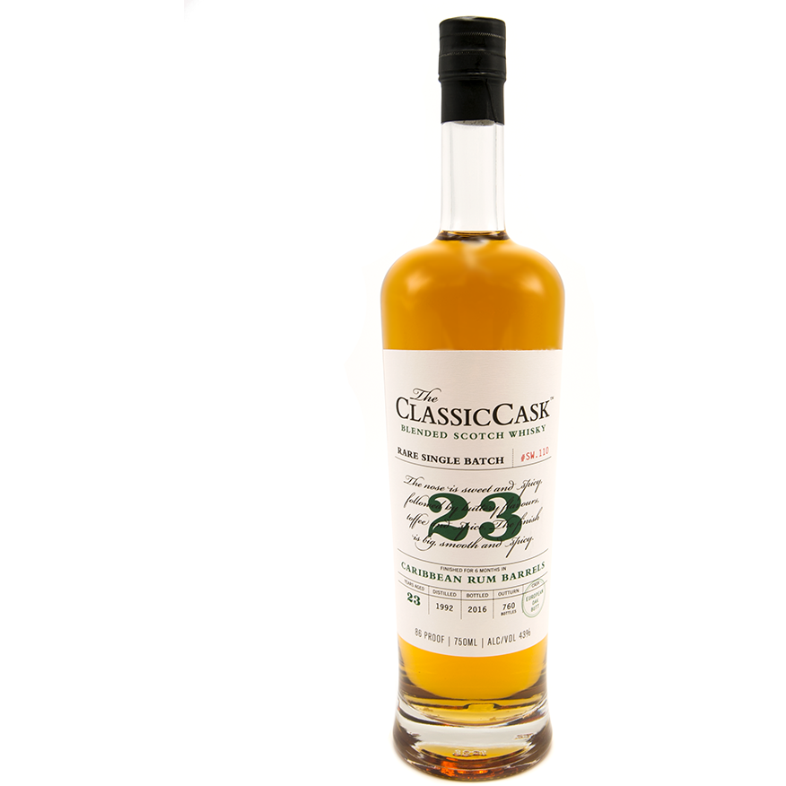 Buy The Classic Cask 23 Year Caribbean Rum Barrels Blended Scotch Whisky Online -Craft City
