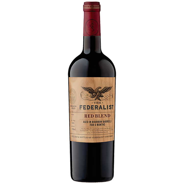 Buy The Federalist Red Blend Aged In Bourbon Barrels Mendocino County Online -Craft City