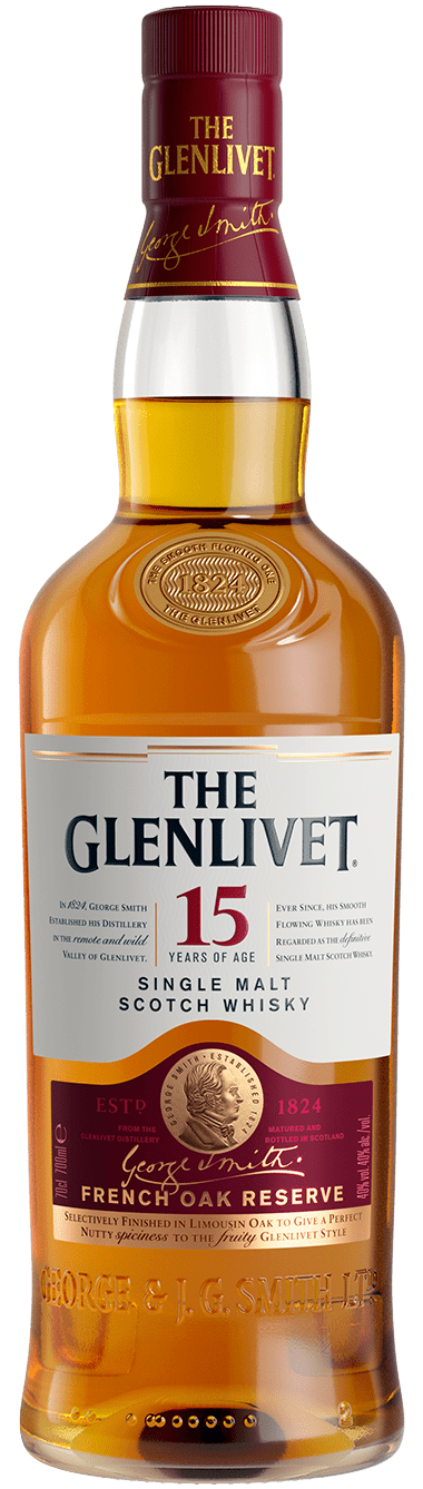 Buy The Glenlivet 15 Year Old French Oak Reserve Scotch Whisky Online -Craft City