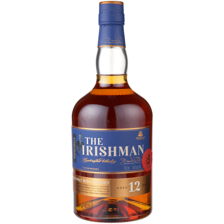 Buy The Irishman Single Malt Irish Whiskey Limited Release 12 Year Online -Craft City