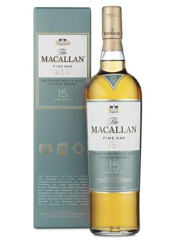 Buy The Macallan Fine Oak 15 Year Old Scotch Online -Craft City