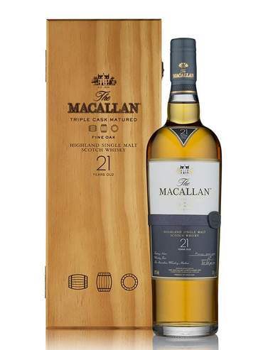 Buy The Macallan Fine Oak 21 Year Old Scotch Whisky Online -Craft City
