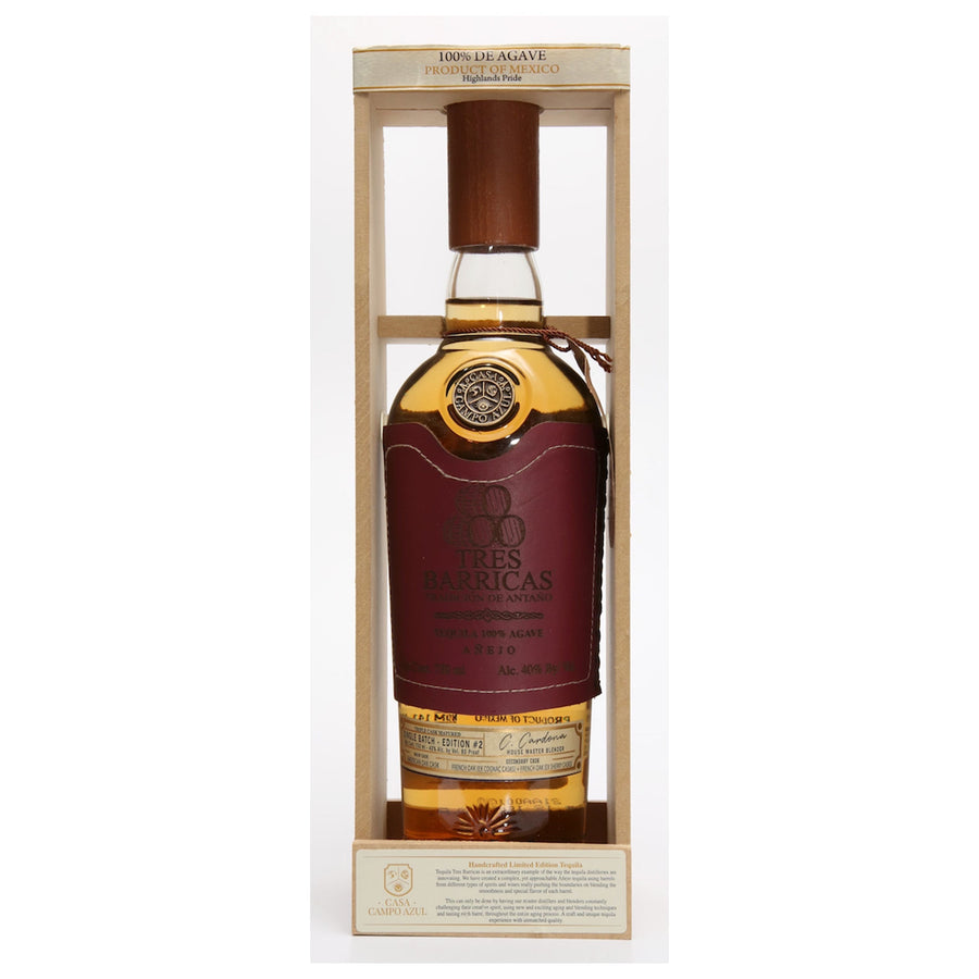 Buy Tres Barricas Anejo #2 Tequila Online -Craft City
