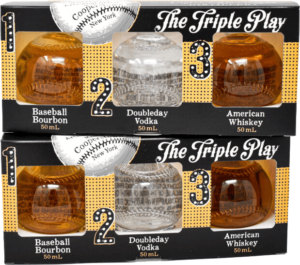 Buy Triple Play Mini Baseball American Whiskey, Bourbon & Vodka 50Ml 6-Pk Online -Craft City