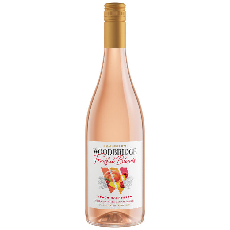 Buy Woodbridge Fruitful Blends Peach Raspberry Flavored Wine Online -Craft City