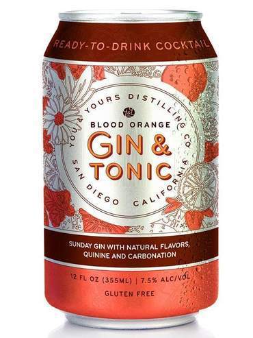 Buy You & Yours Blood Orange Gin & Tonic Online -Craft City