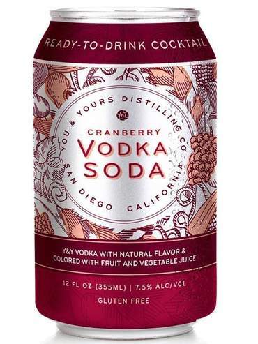 Buy You & Yours Cranberry Vodka Soda Online -Craft City