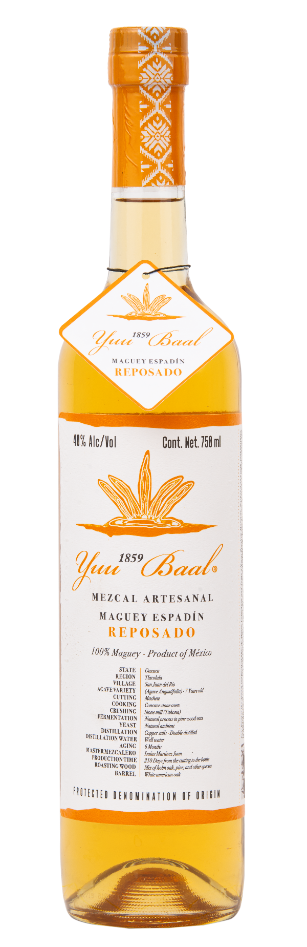 Buy Yuu Baal Reposado Espadin Mezcal Online -Craft City