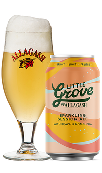 Buy Allagash Little Grove Sparkling Session Ale with Peach & Kombucha Online -Craft City