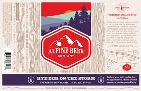 Alpine Brewing Rye’der on the Storm 22oz - Alpine