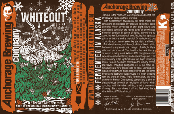 Anchorage Whiteout Wit Bier 750ml