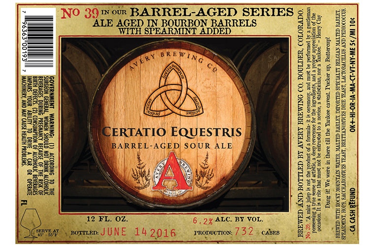 Avery Certatio Equestris No 38 12oz