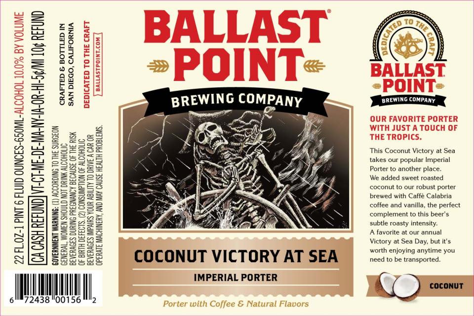 Ballast Point Coconut Victory At Sea 22oz