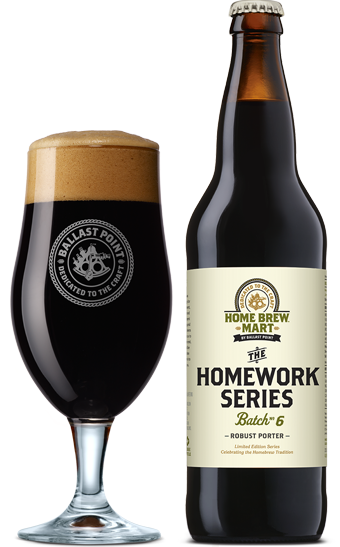 Ballast Point Homework Batch 6 Robust Porter 22oz