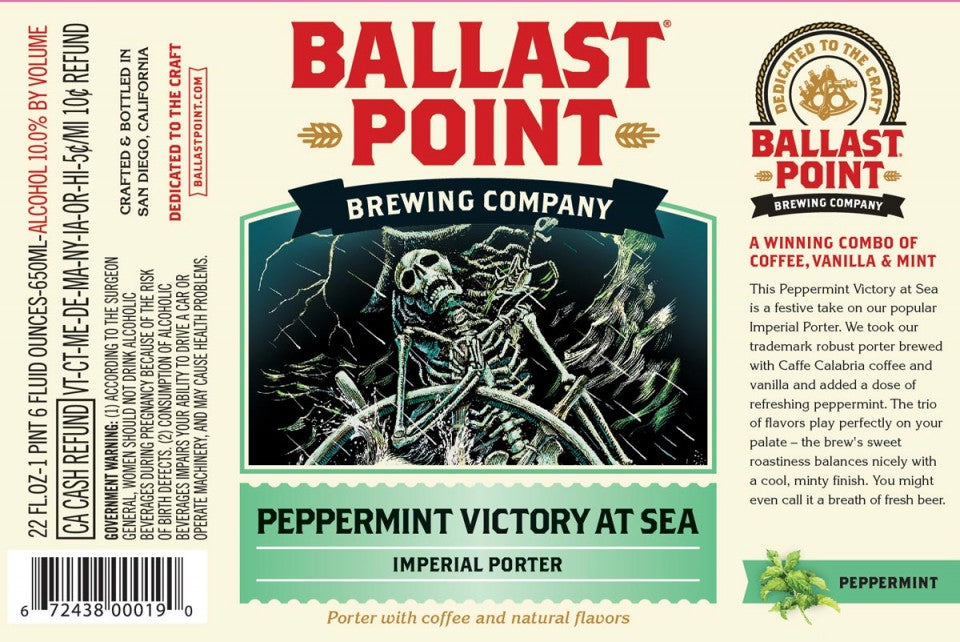 Ballast Point Peppermint Victory at Sea 22oz