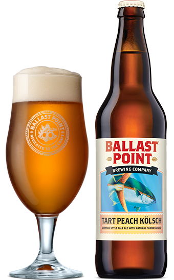 Ballast Point Tart Peach Kölsch 22oz - American Pale Ale