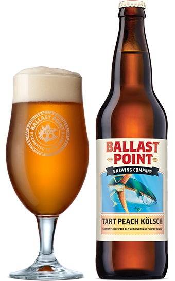 Ballast Point Tart Peach K‚àö‚àÇlsch 22oz - American Pale Ale