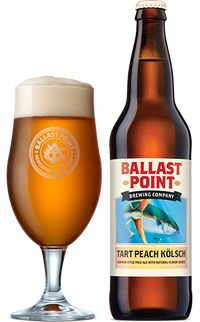 Ballast Point Tart Peach K‚àö‚àÇlsch 22oz - American Pale Ale