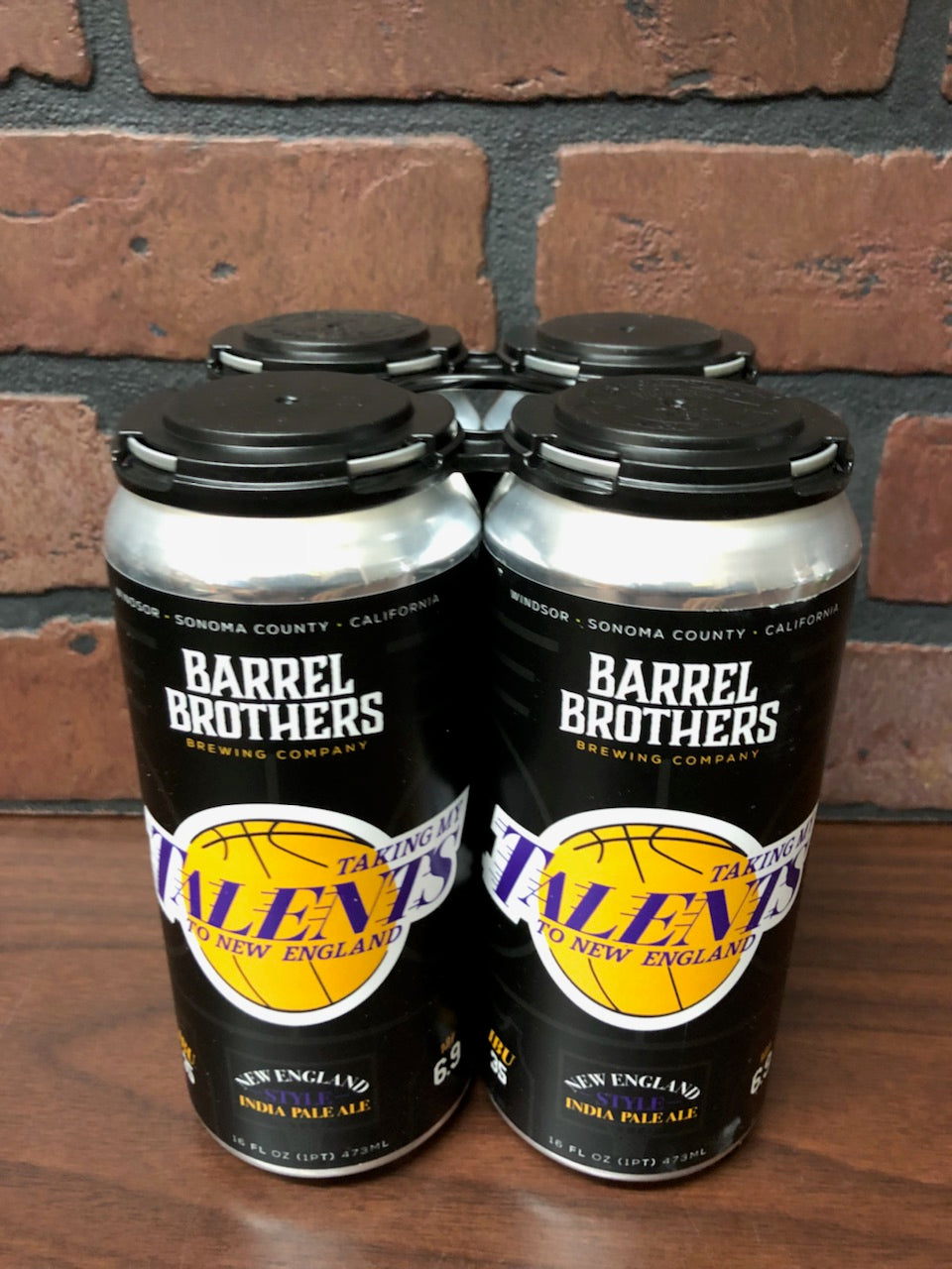 Barrel Brothers Taking My Talents To New England 4 pack cans