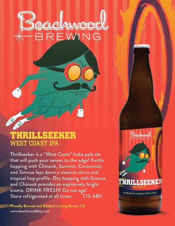 Beachwood Thrillseeker IPA 22oz (IN STORE ONLY)