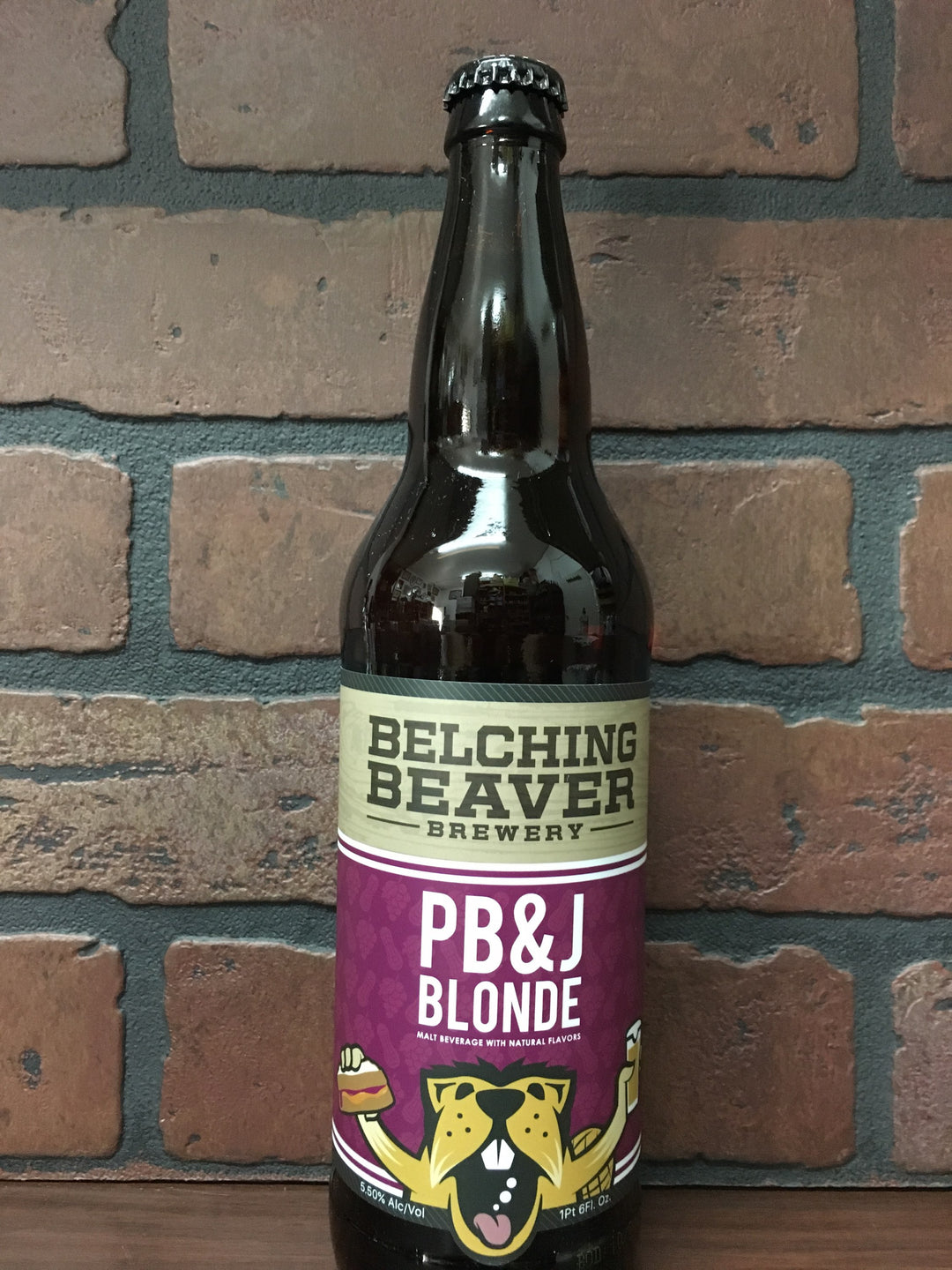 Belching Beaver PB&J Peanut Butter Jelly Blonde 22oz