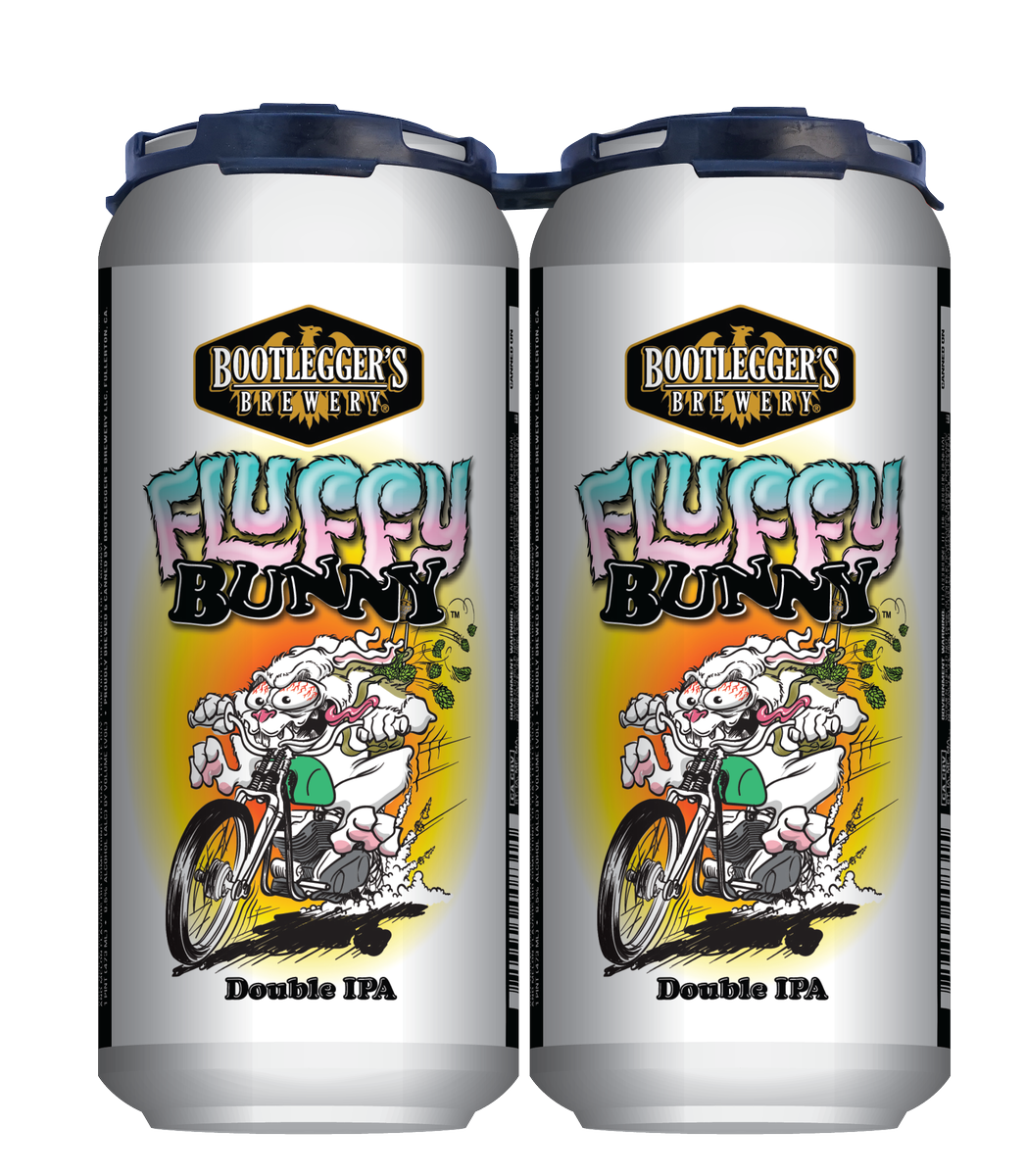 Bootleggers Fluffy Bunny 4 pack cans