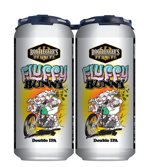 Bootleggers Fluffy Bunny 4 pack cans