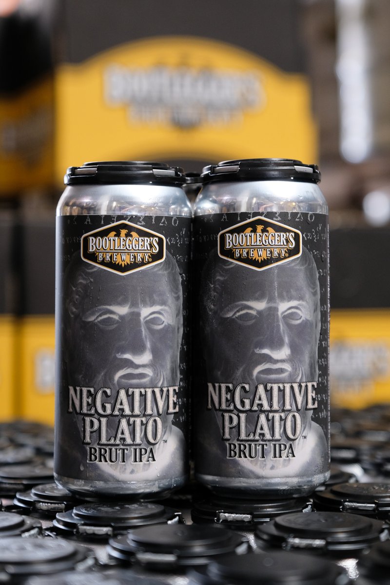 Bootleggers Negative Plato Brut IPA 4 pack can