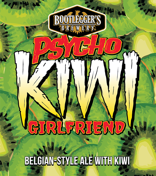 Bootleggers Psycho Kiwi Girlfriend 16oz can