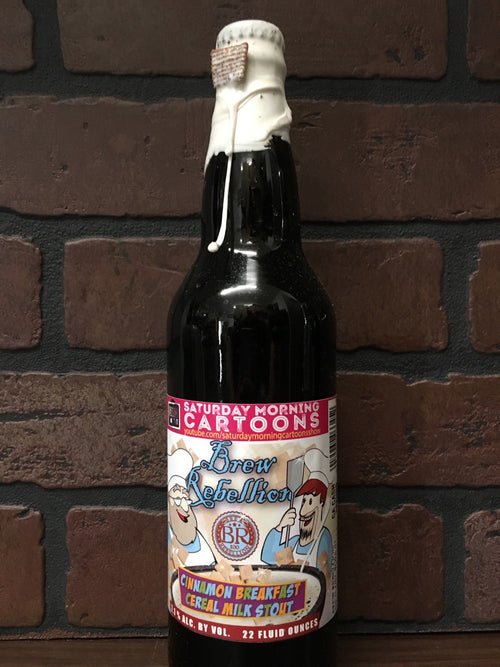 Brew Rebellion Cinnamon Breakfast Cereal Milk Stout 22oz