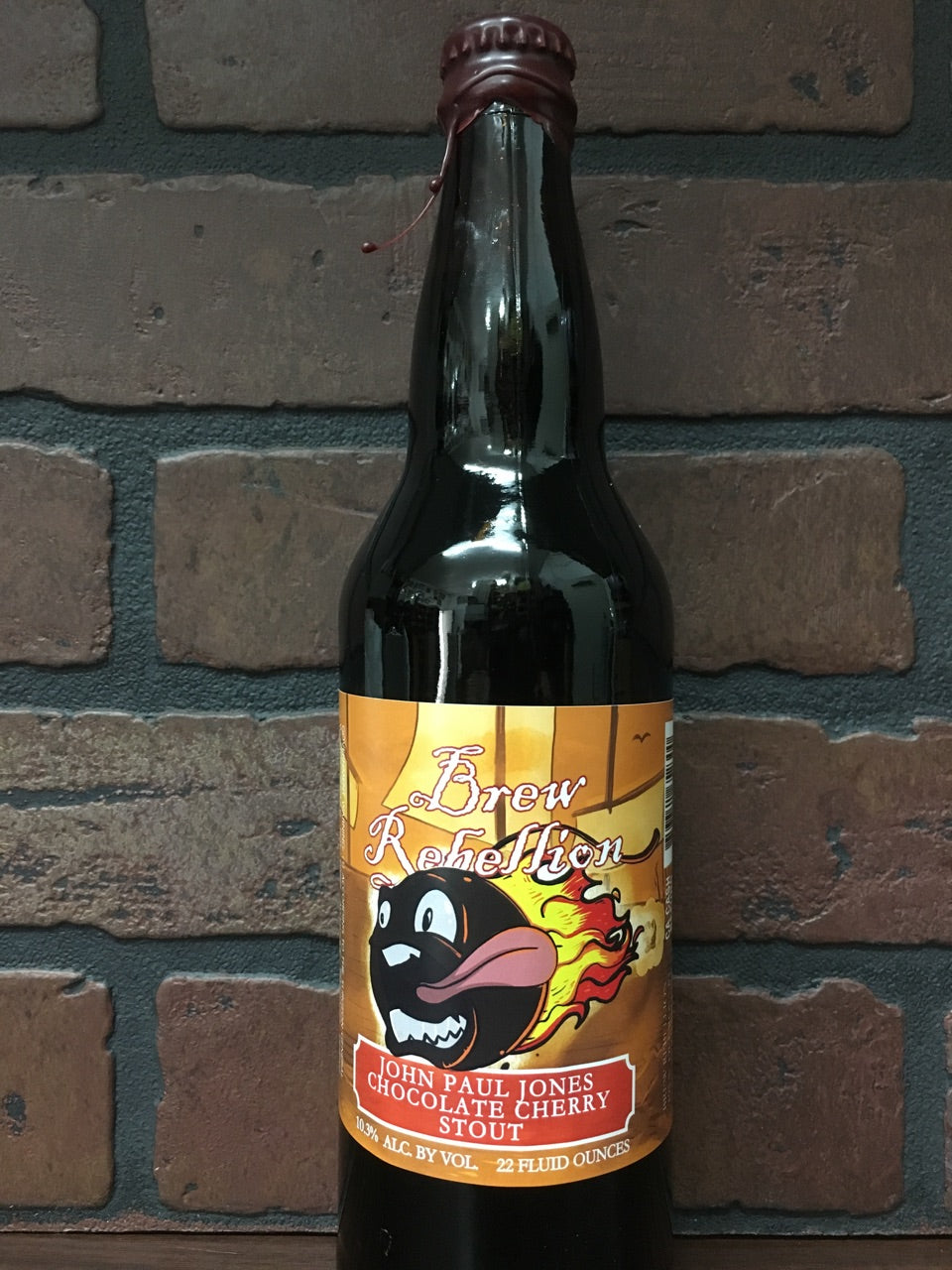 Brew Rebellion John Paul Jones Chocolate Cherry Stout 22oz