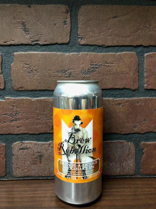 Brew Rebellion Orange A Licious Milkshake IPA 16oz
