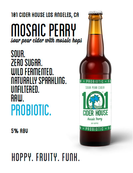 California 101 Cider House Mosaic Perry 22oz