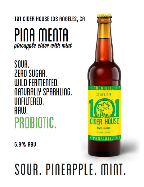 California 101 Cider House Pina Menta 22oz