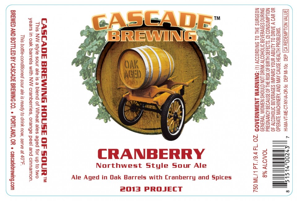 Cascade Cranberry 750ml