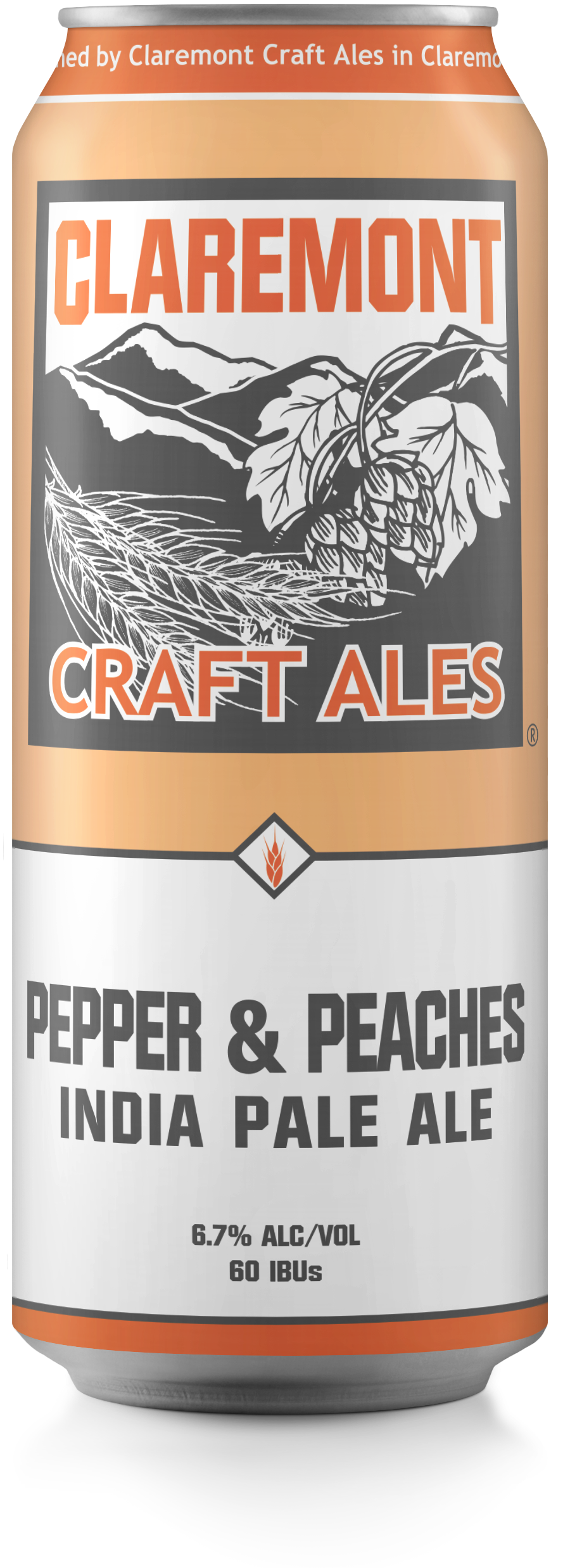Claremont Craft Ales Pepper &amp; Peaches IPA 4 pack cans - Claremont Craft Ales