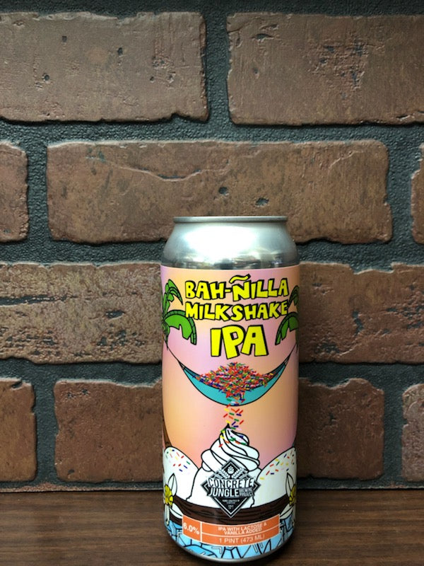 Concrete Jungle Bah-‚àö√´illa Milkshake IPA 16oz can - Concrete Jungle