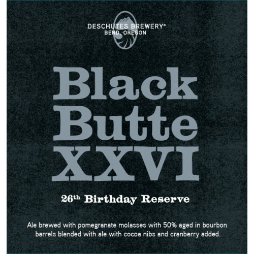 Deschutes Black Butte 26th Birthday Reserve (cellar aged for 1 year)