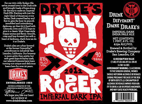 Drakes Jolly Rodger 22oz