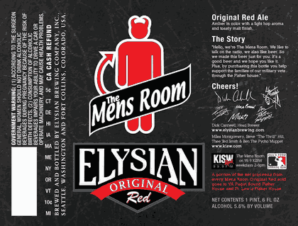 Elysian Men’s Room Original Red 22oz - Elysian