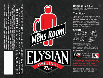 Elysian Men‚Äö√Ñ√¥s Room Original Red 22oz - Elysian