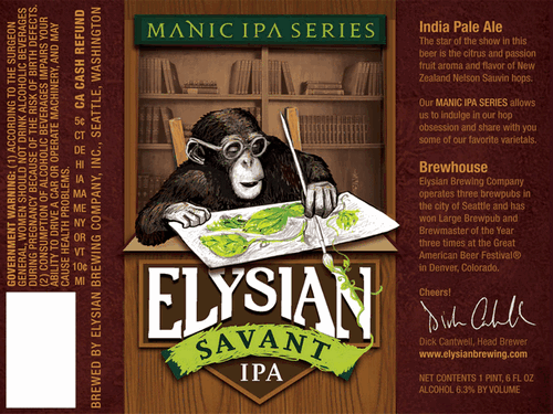 Elysian Savant IPA 22oz