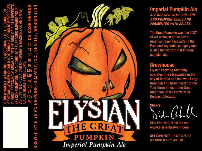 Elysian The Great Pumpkin Imperial Pumpkin Ale 22oz