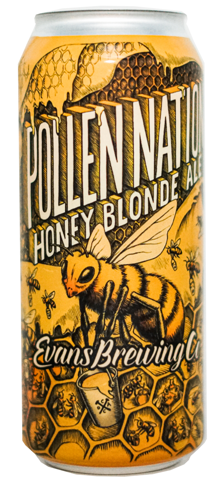 Evans Pollen Nation Honey Blonde Ale 4PK