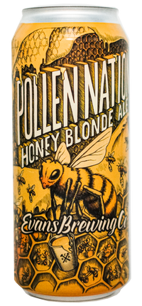 Evans Pollen Nation Honey Blonde Ale 4PK